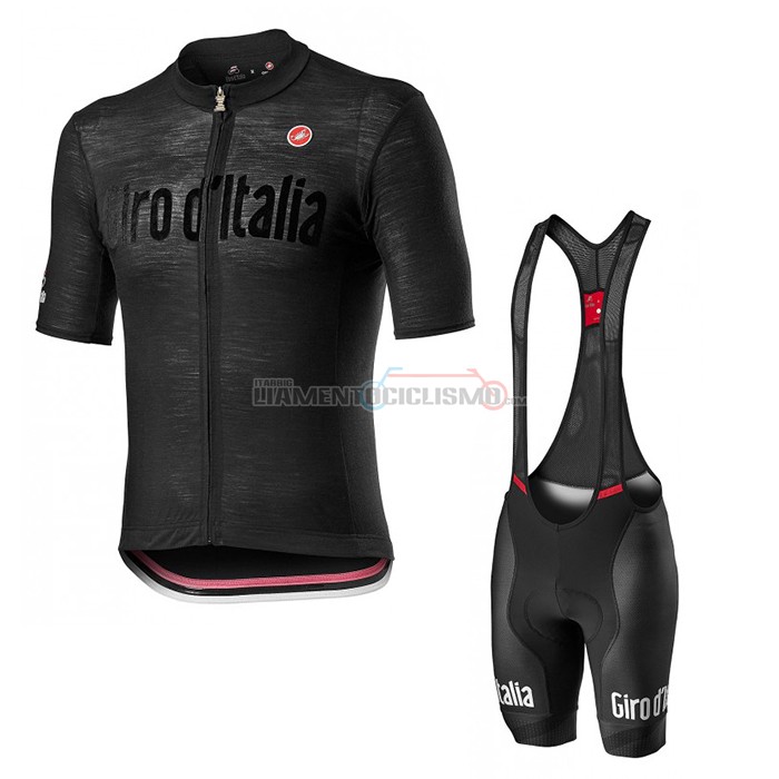 Abbigliamento Ciclismo Giro d'Italia Manica Corta 2020 Nero(1)